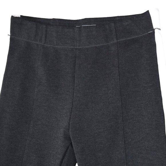 Abercrombie & Fitch Track Leggings L Gray White Side Stripe Modern Slim Joggers - Picture 4 of 8